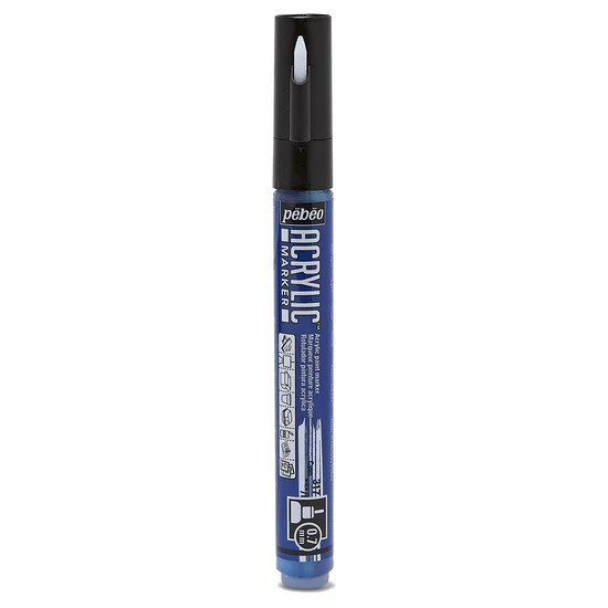 Acrylic marker - decomarker - 0.7 mm - cyan