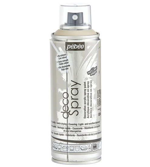 Acrylic spray - décospray - 200ml - matte light taupe