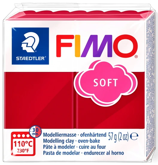 Polymer Clay Fimo Soft Red Cherry