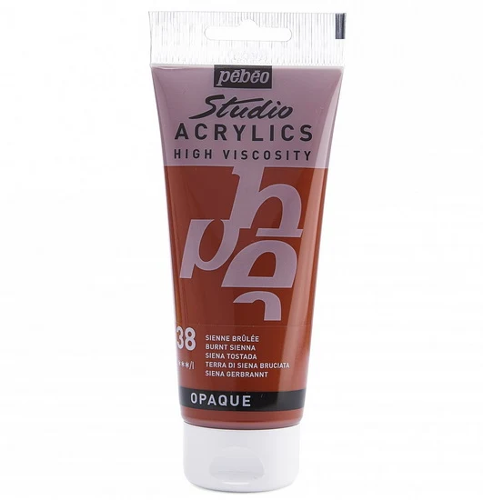 Acrylic hv - studio - 100ml - burnt sienna