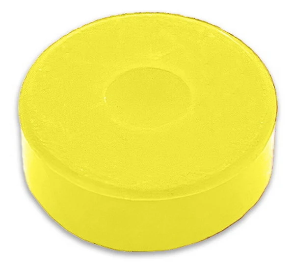 Brightly-coloured paint discs - LEMON YELLOW CENTIMETER