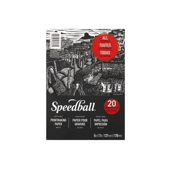 Printmaking paper pad - 5x7in