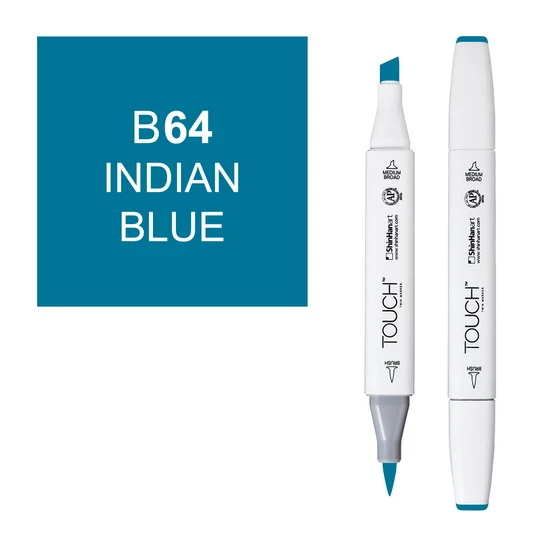 Touch Brush Marker Indian Blue
