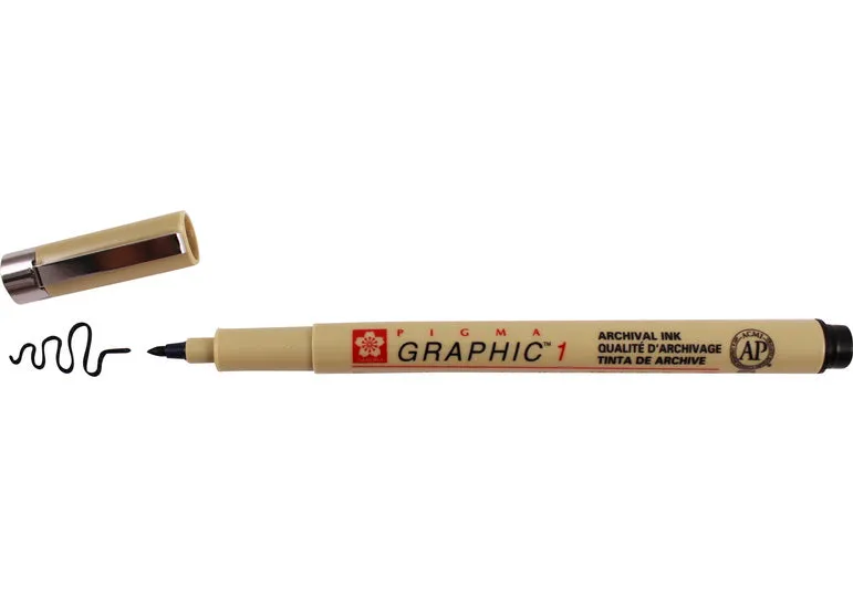 Pigma graphic marker 1.00mm black