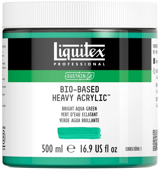 Bio hb acrylic - 16oz - bright aqua green - s1