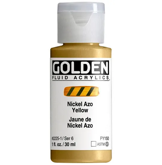 Acrylic fluid - 1 oz nickel azo yellow s6