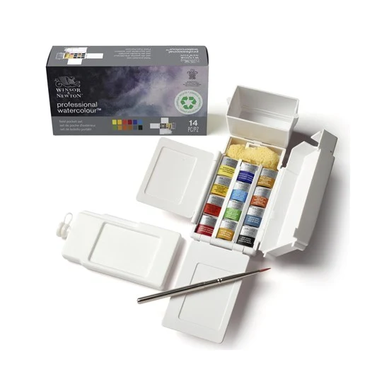 Set of 12 Half Pan Professional Watercolour