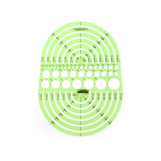Template Circle Radius