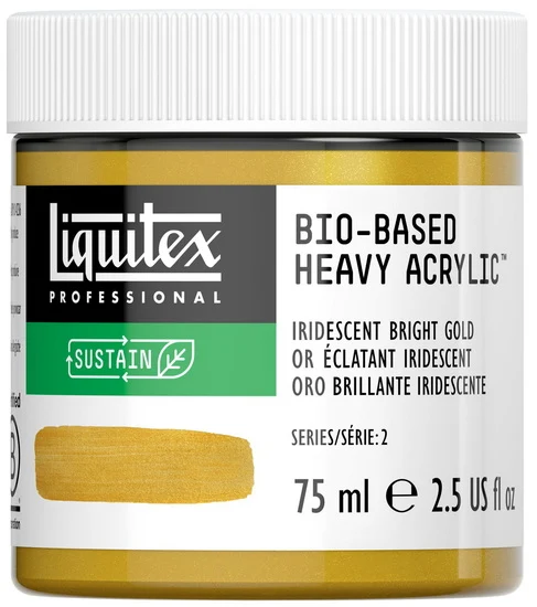 Bio hb acrylic - 2.5oz - iridescent bright gold - s2