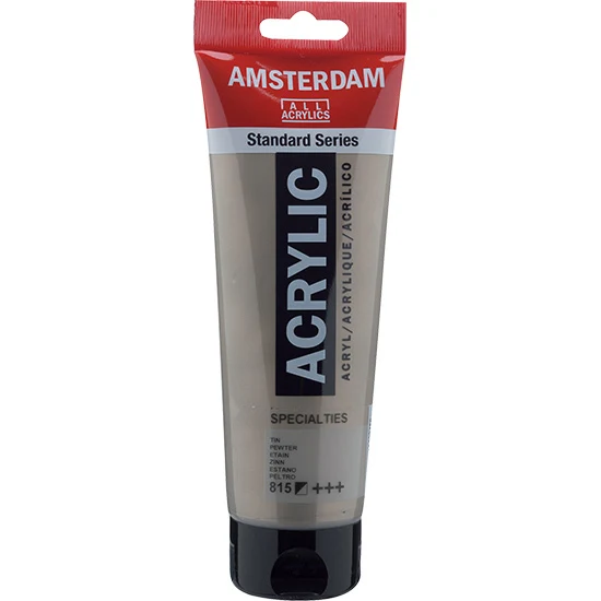Amsterdam Acrylic Pewter - 250ML