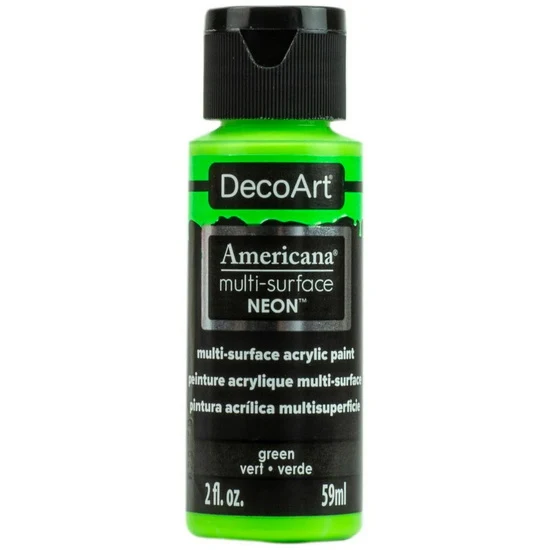 Americana Acrylic Satin Neon Green- 60ml