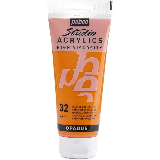 Acrylic hv - studio - 250ml - cadmium orange
