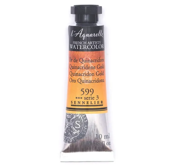 Watercolor tube - 10ml - quinacridone gold - s3