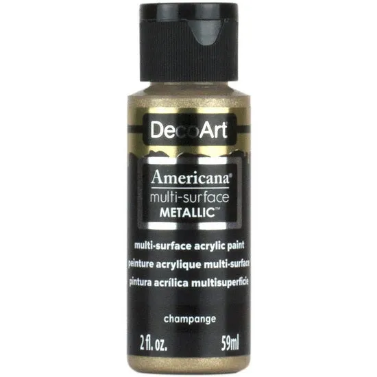 Americana Acrylic Satin Metallic Champagne- 60ml