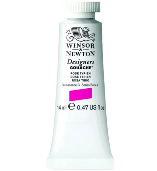 Designers gouache - 14ml - rose tyrien - s2