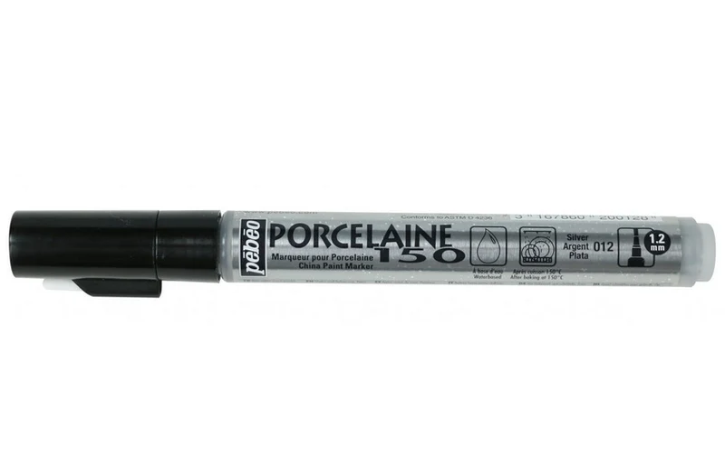 Porcelain marker - porcelaine 150 - 0.7mm - silver