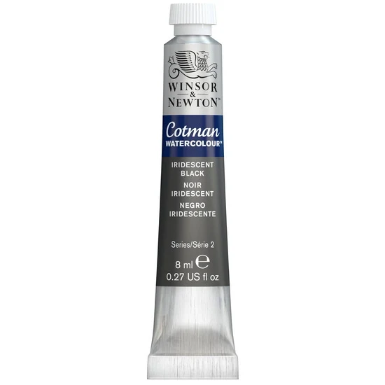 Cotman watercolour - 8ml - iridescent black - s2