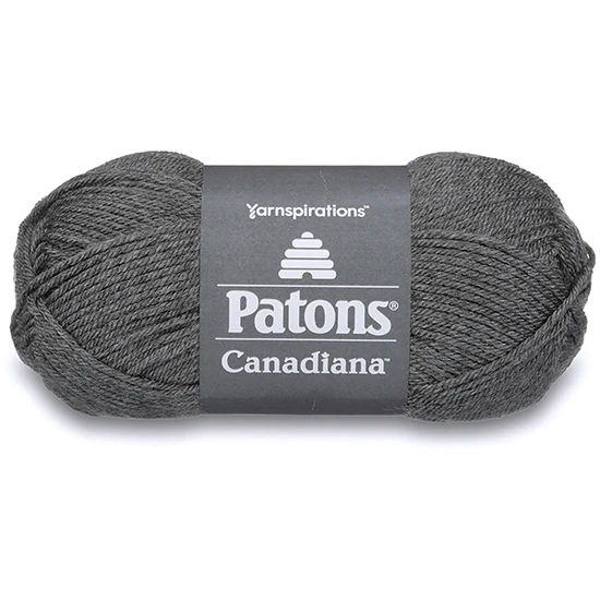 Canadiana yarn #4 - 100g - medium gray mix