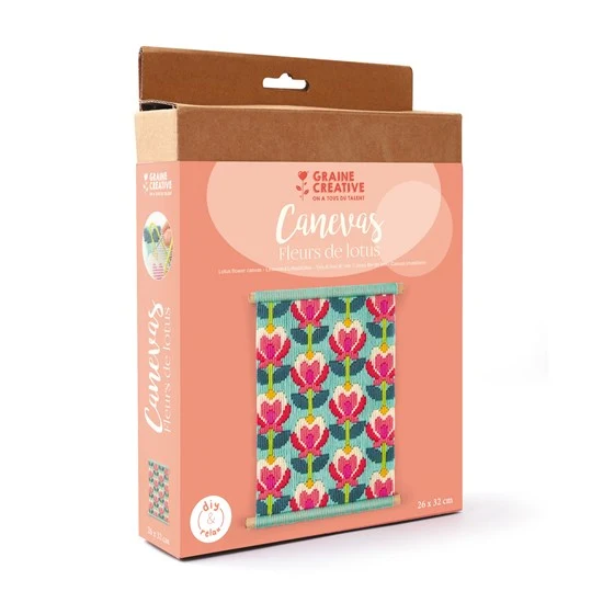 DIY Canvas Kit - Lotus Flowers