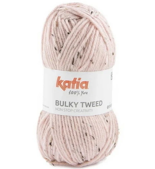 Bulky Tweed Yarn Rose - 100g