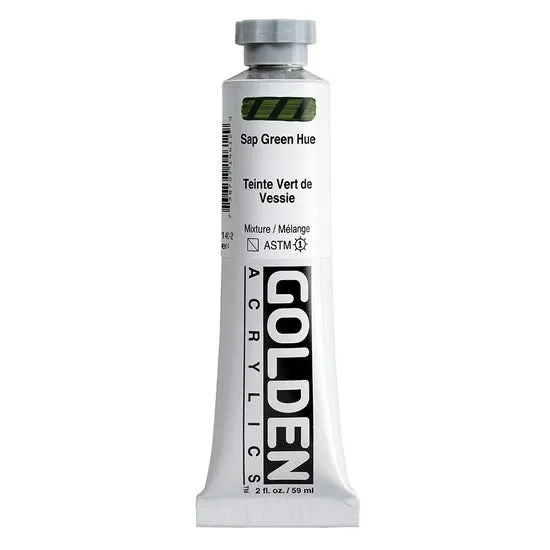Acrylic heavy body - 2 oz sap green hue s4