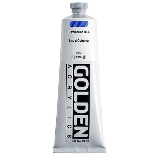 Acrylic heavy body - 5 oz ultramarine blue s2