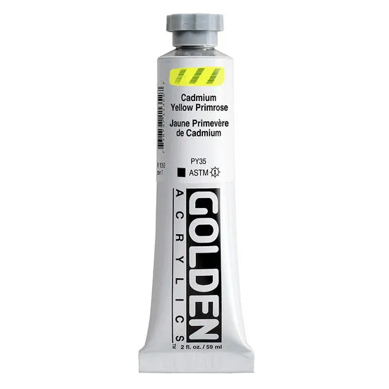 Acrylic heavy body - 2 oz cadmium yellow primrose s7