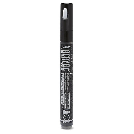 Acrylic marker - decomarker - round 4mm - precious black