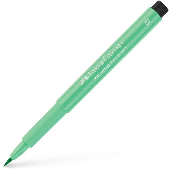 Pitt brush tip marker light phthalo green
