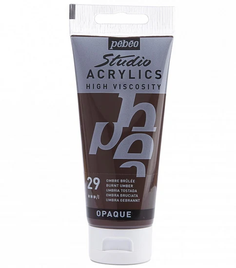 Acrylic hv - studio - 100ml - burnt umber