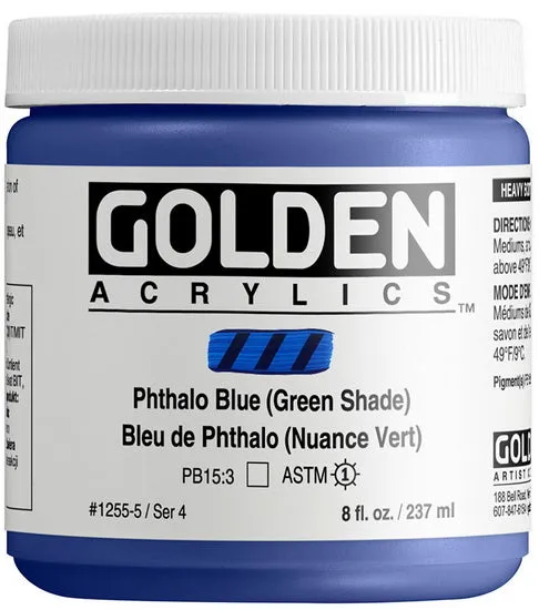 Acrylic high flow - 8 oz phthalo blue green shade s4