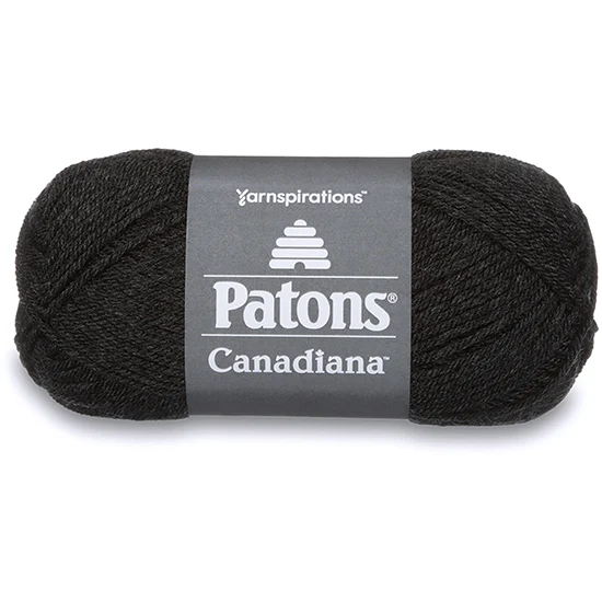 Canadiana yarn #4 - 100g - dark gray mix