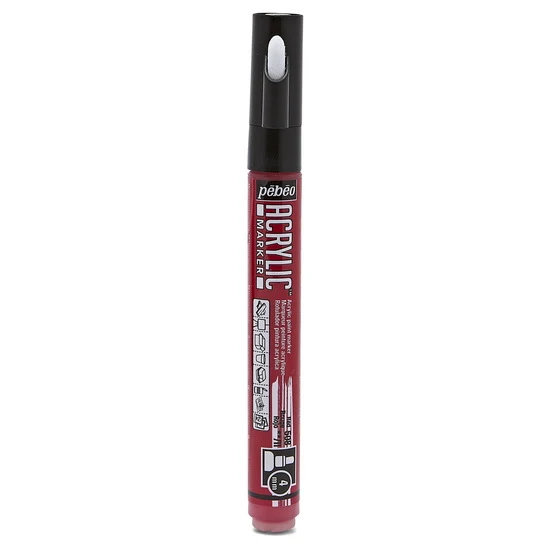 Acrylic marker - decomarker - round 4mm - red