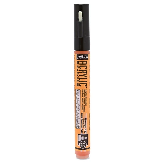 Paint marker - decomarker - 1.2mm - fluo orange