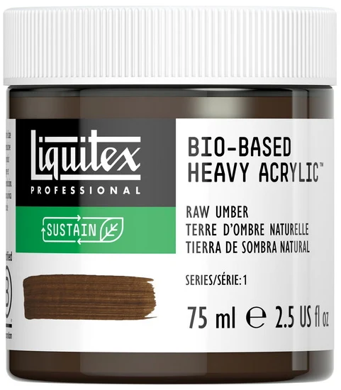 Bio hb acrylic - 2.5oz - raw umber - s1