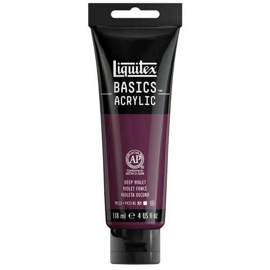 Basics acrylic - 4oz - deep violet