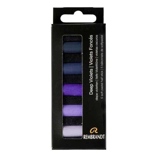 Soft Half Pastel Set Deep Violet (5)