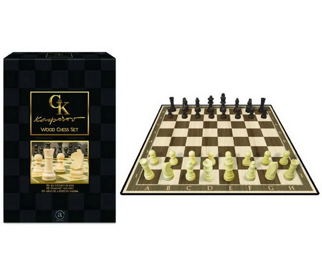 Kasparov wood chess set