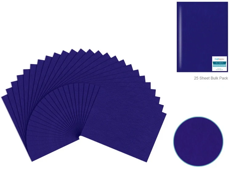 Felt - royal blue - 22.9x30.5cm
