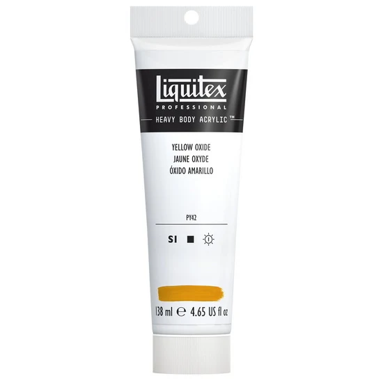 Acrylic hb - 4.65oz - yellow oxide - s1