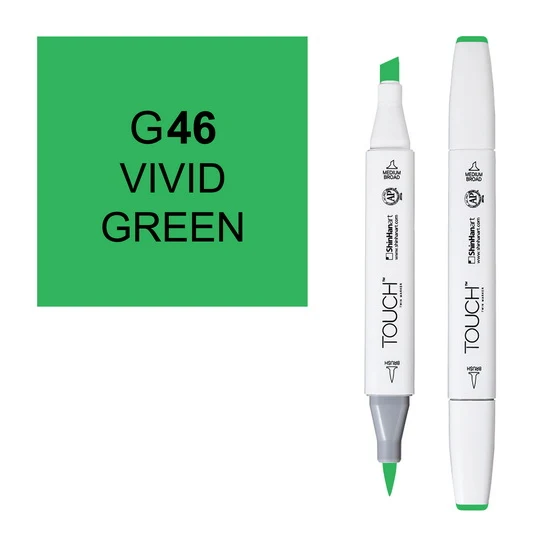 Touch Brush Marker Vivid Green