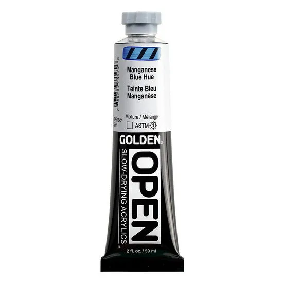 Acrylic open - 2 oz manganese blue hue s1