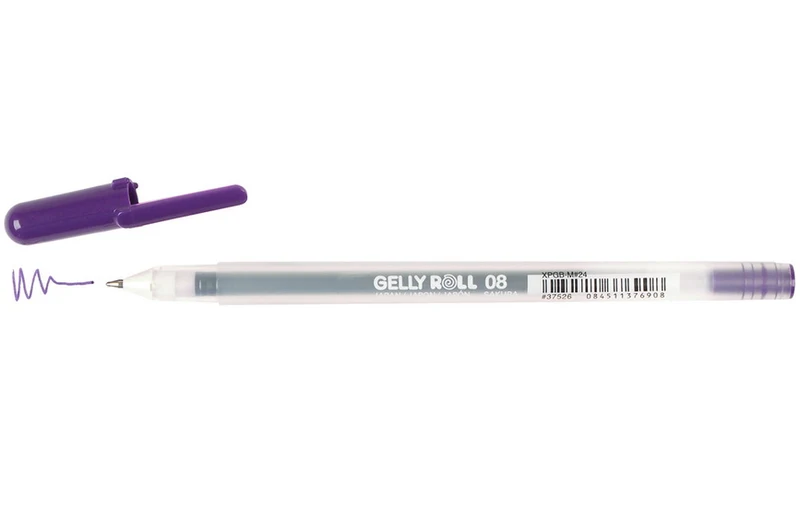 Gel pen gelly roll 0.4mm purple