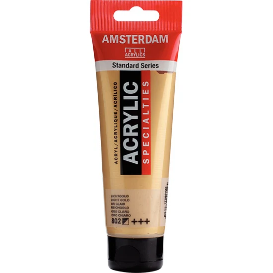 Amsterdam Acrylic Light Gold - 120ML