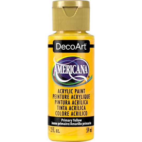Americana Acrylic Primary Yellow - 60ml