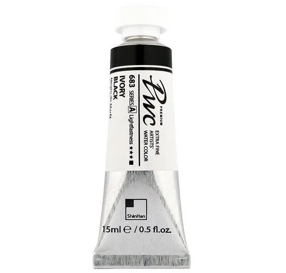 Extra Fine Watercolor Ivory Black - 15ml