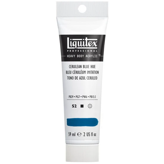 Acrylic hb - 2oz - cerulean blue hue - s2