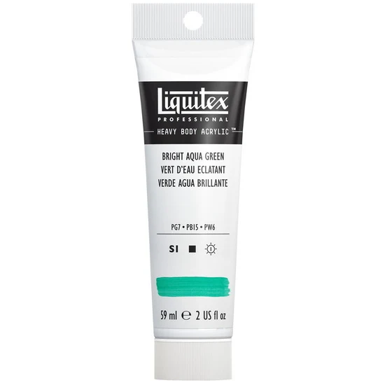 Acrylic hb - 2oz - bright aqua green - s1