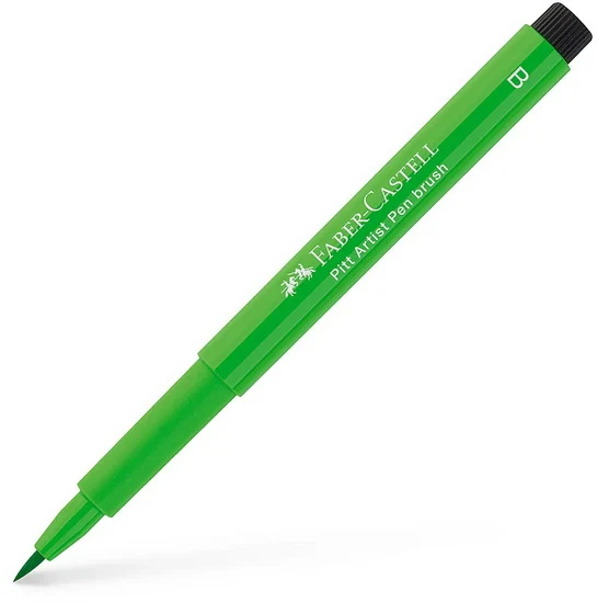 Pitt brush tip marker leaf green