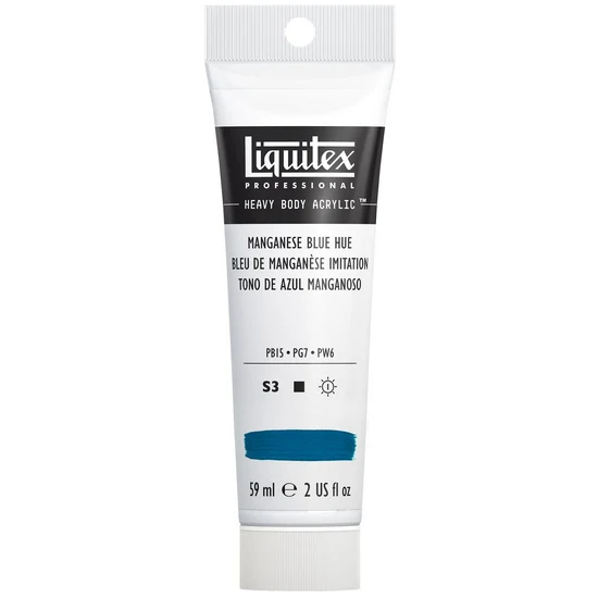 Acrylic hb - 2oz - manganese blue hue - s3